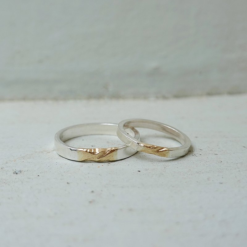 Landscape Ring | 雙色戒指 K金版