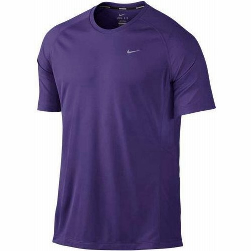 Nike ナイキ ランニング メンズ半袖tシャツ マイラー Uv S Sトップ 548 メンズ Purple 通販 Lineポイント最大0 5 Get Lineショッピング