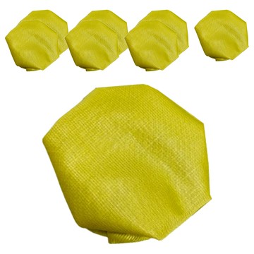 J&N 清麗緹花桌腳套 8個一組  8 x 9cm  金黃色  1組