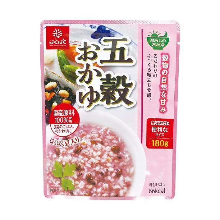 はくばく 暮らしのおかゆ 五穀おかゆ 180g×24袋入｜ 送料無料