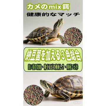 W001外銷日本澤龜健康三色&四色日常主食1000ml（約400克） 烏龜三色、四色飼料、龜糧、烏龜飼料