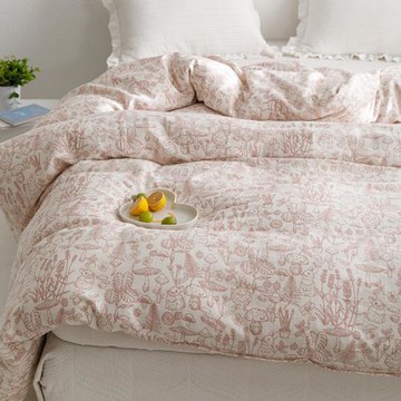 A類26℃呼吸紗超柔雙層紗單件被套 全棉純棉軟糯紗布被罩180*200