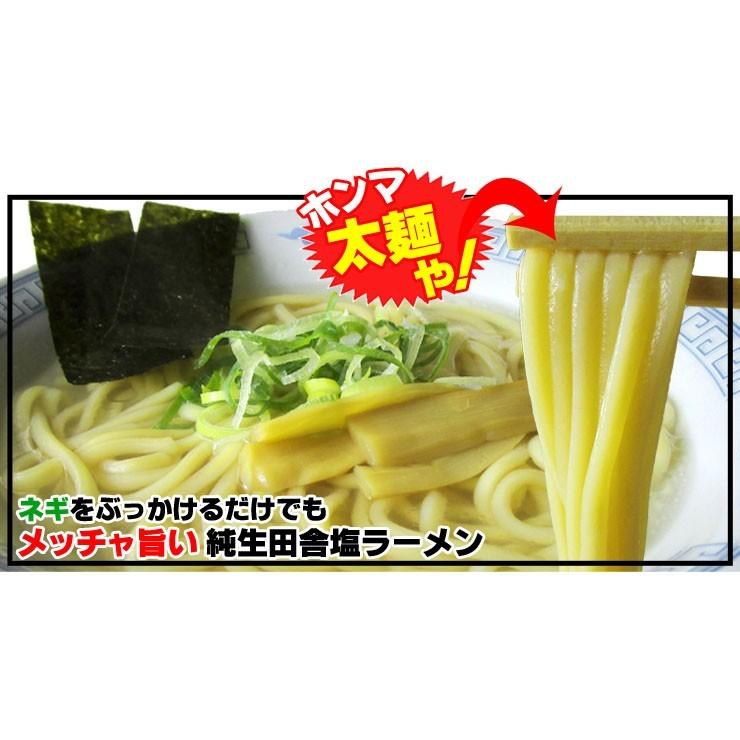  讃岐 生太 田舎 塩ラーメン（大ボリューム 1人前130g×4食 特選塩スープ付） 送料無料 ネコポス 激ウマ