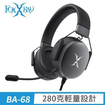 狐鐳FOXXRAY泰坦低音記憶棉電競耳機麥克風/FXR-BA-68