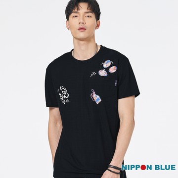 【㊙結帳2件再88折】口袋燈籠短TEE(黑) - BLUE WAY 日本藍