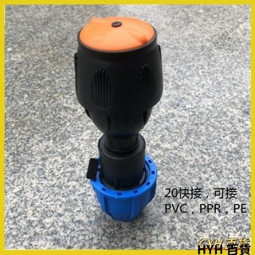 HYH【免運】 360度旋轉噴頭 4分6分內絲外絲麥格旋轉噴頭農業灌溉噴頭草坪園林搖臂噴頭