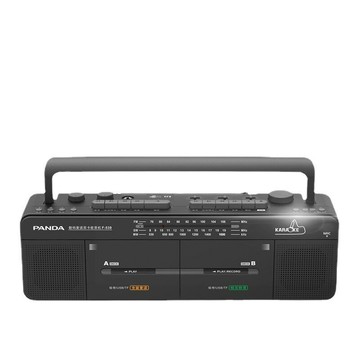 PANDA/熊貓539雙卡磁帶錄音機插卡英語復讀機磁帶機便攜式收錄機【宜家良品百貨】