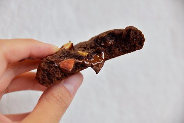 熔岩杏仁巧克力瀑布 美式軟餅乾