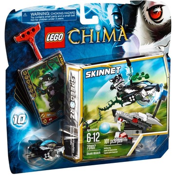 ||高雄 宅媽|樂高 積木|| LEGO“70107“臭鼬攻擊