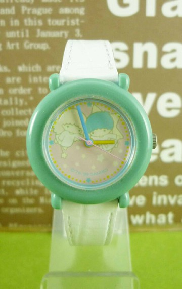 【震撼精品百貨】Little Twin Stars KiKi&LaLa 雙子星小天使 手錶 粉綠【共1款】 震撼日式精品百貨
