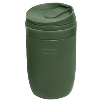 SWANZ 天鵝瓷 Yono陶瓷杯 可微波 不含BPA 防漏  森林綠  480ml  1盒