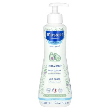 Mustela, 寶寶，寶寶保濕身體乳，含鱷梨，10.14 液量盎司（300 毫升）