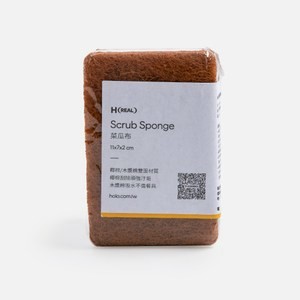 REAL椰棕纖維清潔海綿x3入