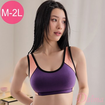 運動內衣(M-XXL)台灣製防震3D高強度運動內衣_紫色#T1212