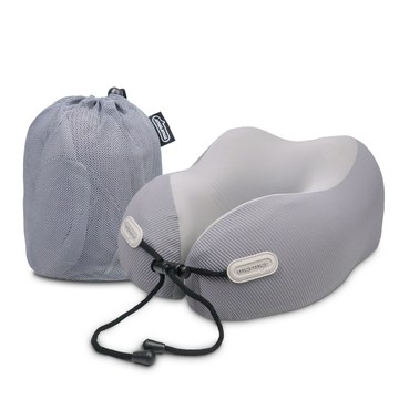 murmur 山丘頸枕（附收納袋）│摺景灰_廠商直送