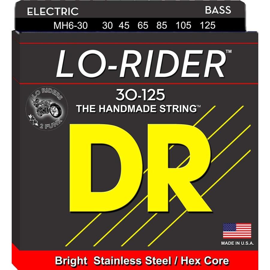 DR ベース弦 6弦 LO-RIDER ステンレス.030-.125 MH6-30