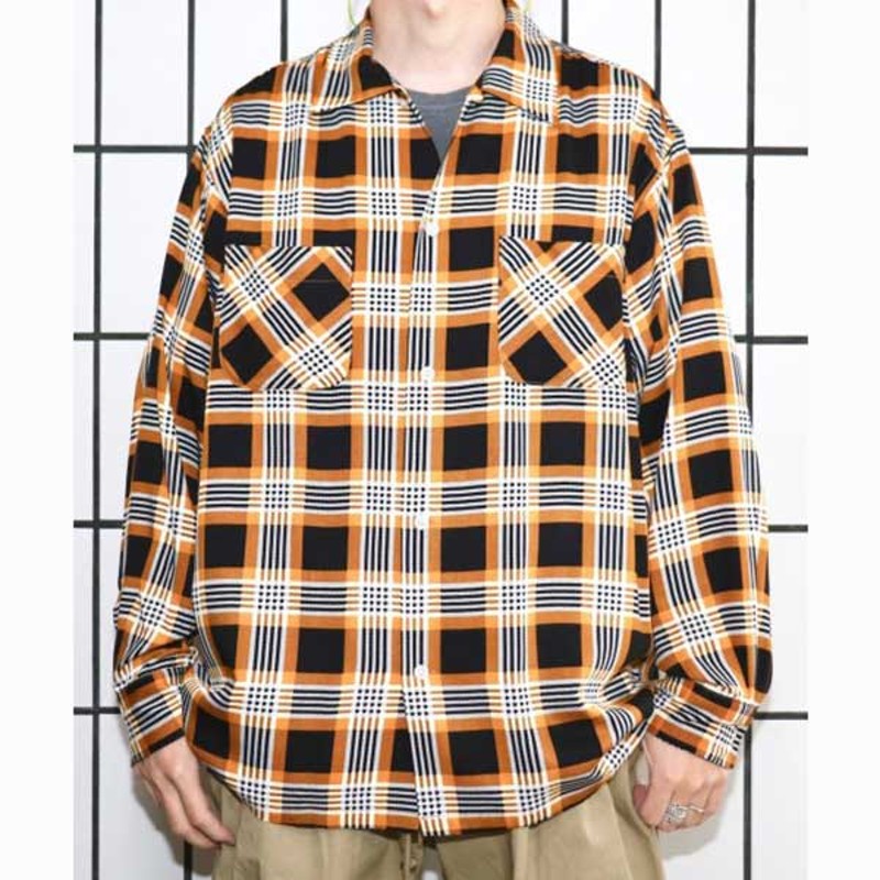 メンズ シャツ ブラウス DAN RIVER ダンリバー WORN-OUT CHECK SHIRT ...