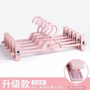 衣柜褲架褲夾子家用無痕掛jk裙子內衣褲子格裙防滑衣架褲掛裙夾子