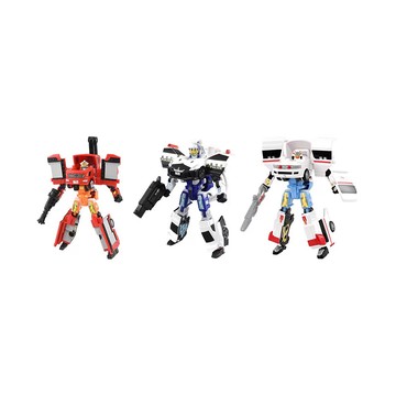 funbox TOMICA 特裝勇者 警救防三職業豪華套組