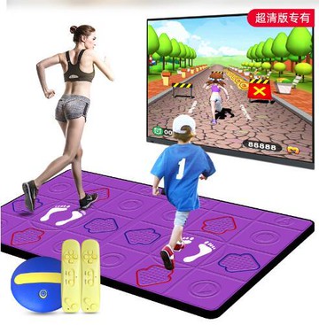 高清HDMI接口無線PU跳舞毯 體感家用雙人跳舞機抖音同款