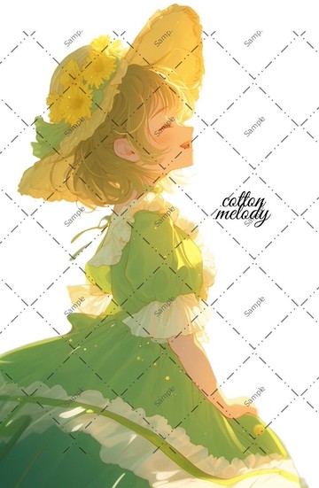 原廠貼紙 no.1602 人物貼紙 原創貼紙 人物貼紙 少女貼紙 原創人物貼紙