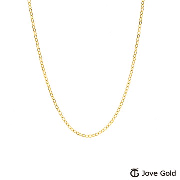 【JoveGold漾金飾】 紀念黃金跳舞鍊_極細(約0.23錢)(約1.4尺/42cm)