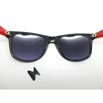 黑色防滑矽膠增高鼻墊/眼鏡防滑鼻墊 X 3付 /2.5mm /加贈3片清潔片