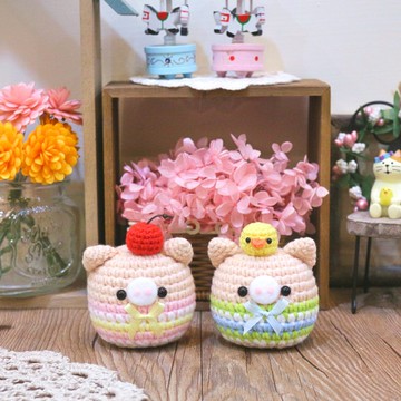 胖豬豬－鑰匙圈。生日禮物