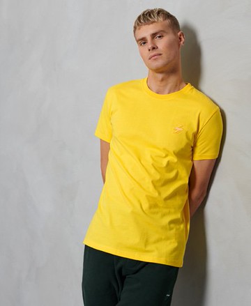 Superdry Men's Men's Sportstyle T-Shirt Yellow / Nautical Yellow - Size: XS