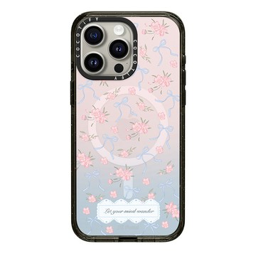 絲帶花卉 iPhone17Promax手機殼 蘋果15Pro防摔殼i14保護殼i13硬殼i12