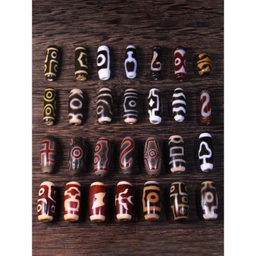 圣飾奇緣天然真品西藏廟供院供老礦瑪瑙至純紅肉六眼天珠手串項鏈