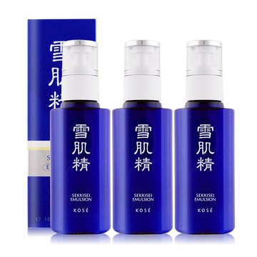 【KOSE 高絲】 雪肌精乳液(140ml)X3