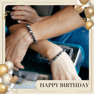 健康護身符【Montagne】切角｜太赫茲手鍊 (男女款) 健康 平安 自癒能力 免疫力提升 家人 好友 男友 女友 禮品推薦 生日禮物