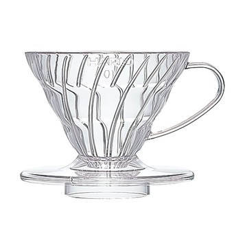 HARIO 好璃奧 V60透明01樹脂濾杯  1個  單件  1~2杯
