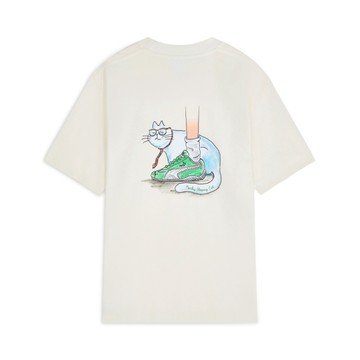 PUMA 短T MONDAY SLEEPING CLUB系列 米白 短袖 T恤 中性 63899087