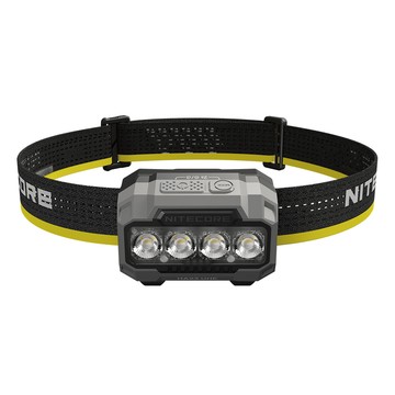 NiteCore 多用途雙電源戶外頭燈-附背夾【黑色﹧600流明】HA23 UHE