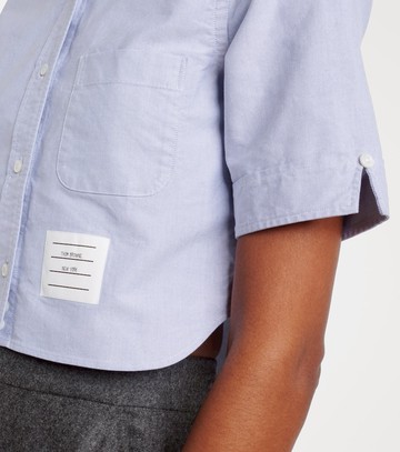 Thom Browne Cropped cotton shirt