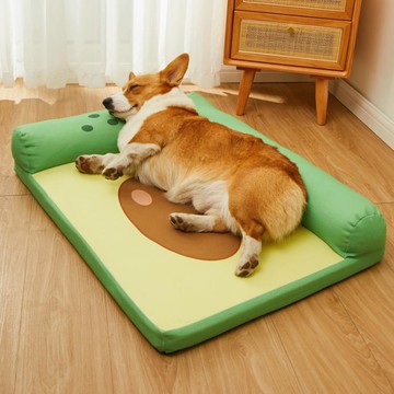 狗窩四季通用柯基犬狗狗窩可拆洗夏天涼窩狗墊寵物床夏季涼席墊子「限時特惠」