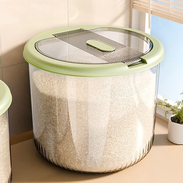 新款家用米桶大容量米缸密封收納桶食品級儲米箱防蟲儲物罐雜糧桶 鑫弘-數碼配件