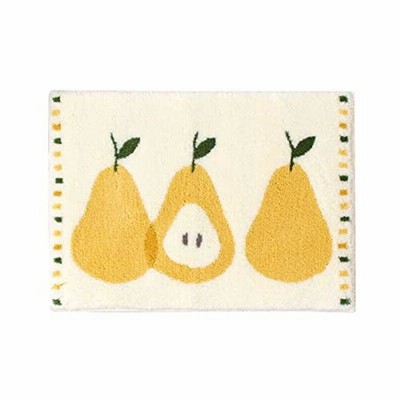 オカ(OKA) 乾度良好(かんどりょうこう)バスマット カーム 約40cm×55cm イエロー(吸水 速乾 足拭きマット 抗菌 防臭 滑り止