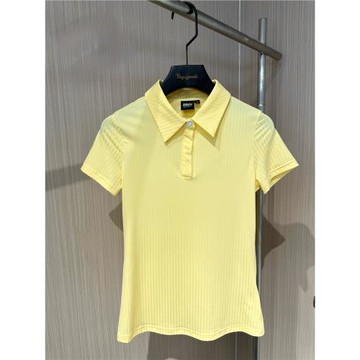 高爾夫服裝女夏季高爾夫短袖女韓版顯瘦彈力速干高爾夫短袖女