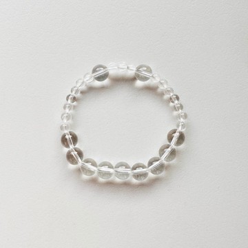 C happy 微笑白水晶手鏈_微笑過好每一天