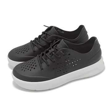 Crocs 休閒鞋 Inmotion Pacer W 女鞋 舒樂繫帶鞋 黑 大氣灰 厚底 洞洞鞋 卡駱馳 2108320OC