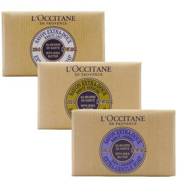 LOCCITANE歐舒丹  乳油木經典皂250g (牛奶/馬鞭草/薰衣草)