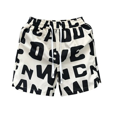 高街帥氣休閒短褲男潮牌四分沙灘褲2025夏季新款薄款外穿大褲衩子【木屋雜貨】