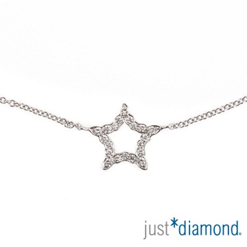 Just Diamond 18K金鑽石手鍊-Shine