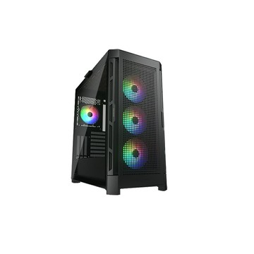 COUGAR DUOFACE PRO RGB 黑 雙面板設計/鋼化玻璃中塔機殼/主機殼
