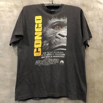 歐美電影周邊vintage復古OS男女短袖街頭潮流oversize質感純棉T恤