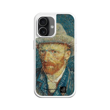 iPhone 17 SolidX 白 - Van Gogh Museum - 戴灰氈帽的自畫像