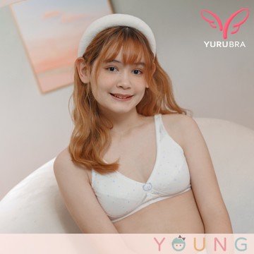 【玉如阿姨】萌系甜心內衣。A.B罩 無鋼圈 少女 發育 舒適 親膚 台灣製 ※0243